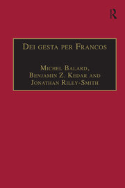 Dei gesta per Francos: Etudes sur les croisades dédiées à Jean Richard - Crusade Studies in Honour of Jean Richard book cover