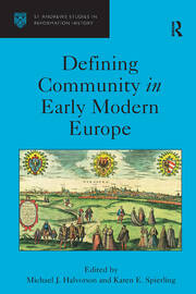 Defining Community in Early Modern Europe book cover