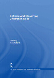Defining and Classifying Children in Need book cover