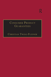 Consumer Product Guarantees book cover