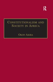 Constitutionalism and Society in Africa book cover