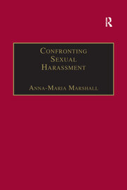 Confronting Sexual Harassment: The Law and Politics of Everyday Life book cover