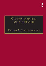 Communitarianism and Citizenship book cover