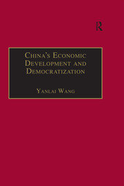 China's Economic Development and Democratization book cover