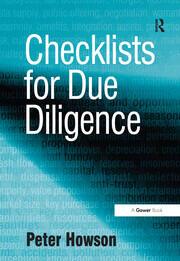 Checklists for Due Diligence book cover
