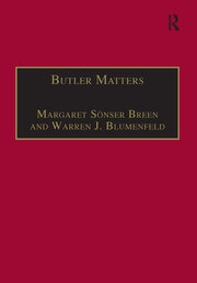 Butler Matters: Judith Butler's Impact on Feminist and Queer Studies book cover