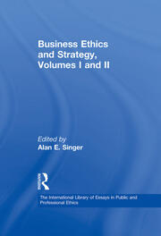 Business Ethics and Strategy, Volumes I and II book cover
