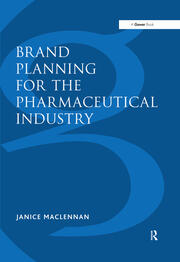 Brand Planning for the Pharmaceutical Industry book cover