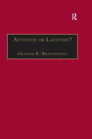 Attitude or Latitude?: Australian Aviation Safety book cover