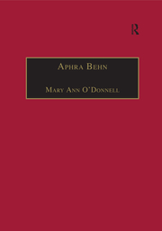 Aphra Behn: An Annotated Bibliography of Primary and Secondary Sources book cover