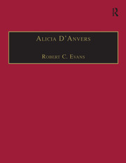 Alicia D'Anvers: Printed Writings 1641–1700: Series II, Part Two, Volume 2 book cover