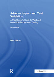 Adverse Impact and Test Validation: A Practitioner's Guide to Valid and Defensible Employment Testing book cover