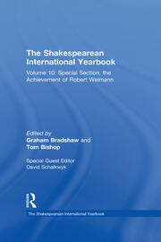 The Shakespearean International Yearbook: Volume 10: Special Section, the Achievement of Robert Weimann book cover