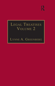 Legal Treatises: Essential Works for the Study of Early Modern Women: Series III, Part One, Volume 2 book cover