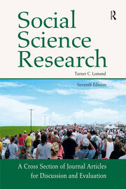 Social Science Research: A Cross Section of Journal Articles for Discussion & Evaluation book cover