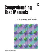 Comprehending Test Manuals: A Guide and Workbook book cover