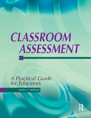 Classroom Assessment: A Practical Guide for Educators book cover