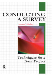 Conducting a Survey: Techniques for a Term Project book cover