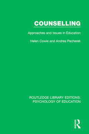 Counselling: Approaches and Issues in Education book cover