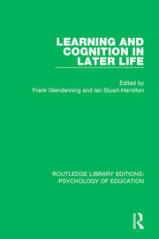 Learning and Cognition in Later Life book cover
