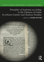 Principles of Anatomy according to the Opinion of Galen by Johann Guinter and Andreas Vesalius book cover