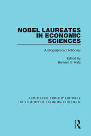 Nobel Laureates in Economic Sciences: A Biographical Dictionary book cover