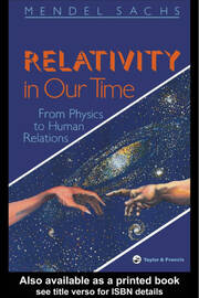 Relativity In Our Time book cover
