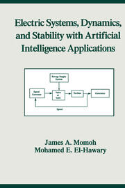 Electric Systems, Dynamics, and Stability with Artificial Intelligence Applications book cover