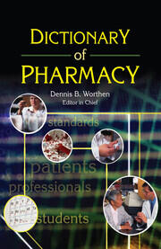 Dictionary of Pharmacy book cover