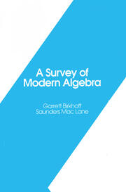 A Survey of Modern Algebra book cover