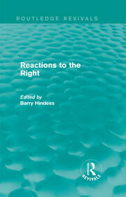 Routledge Revivals: Reactions to the Right (1990) book cover