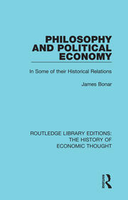 Philosophy and Political Economy: In Some of Their Historical Relations book cover