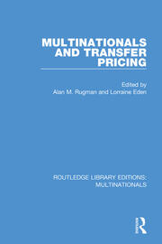 Multinationals and Transfer Pricing book cover
