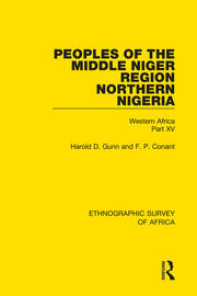 Peoples of the Middle Niger Region Northern Nigeria: Western Africa Part XV book cover
