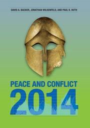 Peace and Conflict 2014 book cover