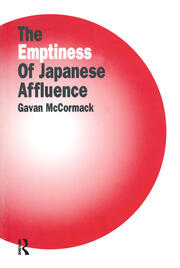 The Emptiness of Affluence in Japan book cover