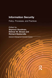 Information Security: Policy, Processes, and Practices book cover