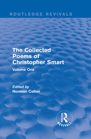 Routledge Revivals: The Collected Poems of Christopher Smart (1949): Volume One book cover