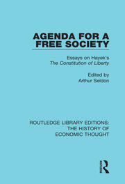 Agenda for a Free Society: Essays on Hayek's The Constitution of Liberty book cover