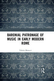 Baronial Patronage of Music in Early Modern Rome book cover