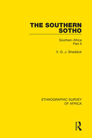 The Southern Sotho: Southern Africa Part II book cover