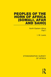 Peoples of the Horn of Africa (Somali, Afar and Saho): North Eastern Africa Part I book cover