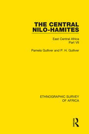 The Central Nilo-Hamites: East Central Africa Part VII book cover