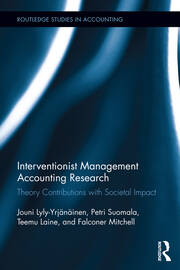 Interventionist Management Accounting Research: Theory Contributions with Societal Impact book cover
