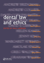 Dental Law and Ethics book cover