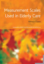 Measurement Scales Used in Elderly Care book cover