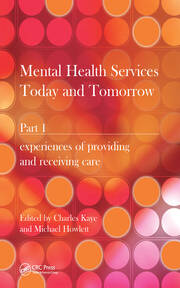 Mental Health Services Today and Tomorrow: Pt. 1 book cover