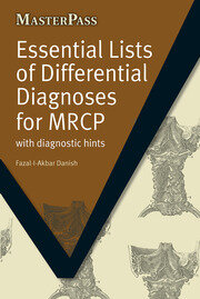 Essential Lists of Differential Diagnoses for MRCP: with Diagnostic Hints book cover