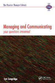 Managing and Communicating: Your Questions Answered book cover