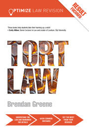 Optimize Tort Law book cover